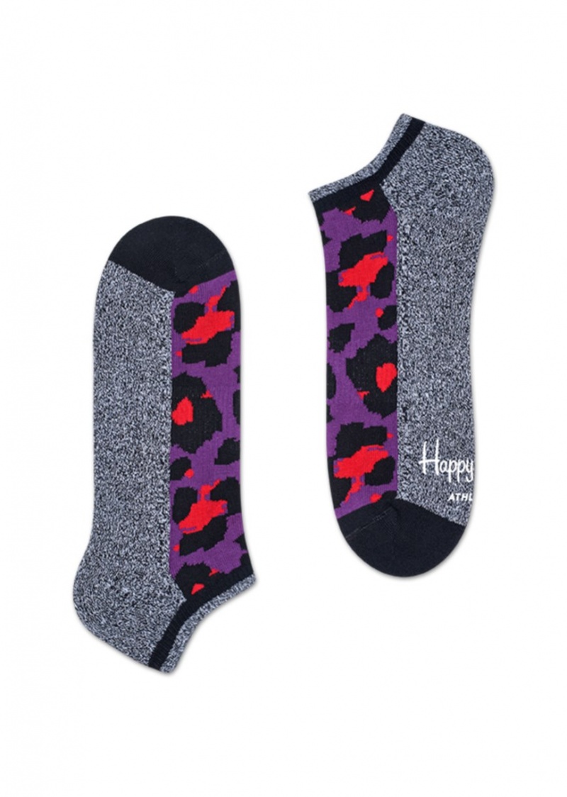 Happy Socks Turn Leopard Low Socken Unisex Lila Leopard | Schweiz 74820TMDO