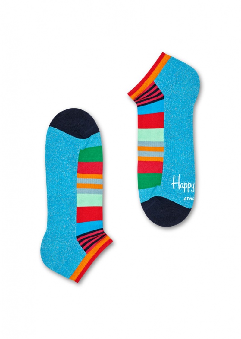 Happy Socks Turn Multi Stripe Low Socken Unisex Blau Rot | Schweiz 27130MGHJ