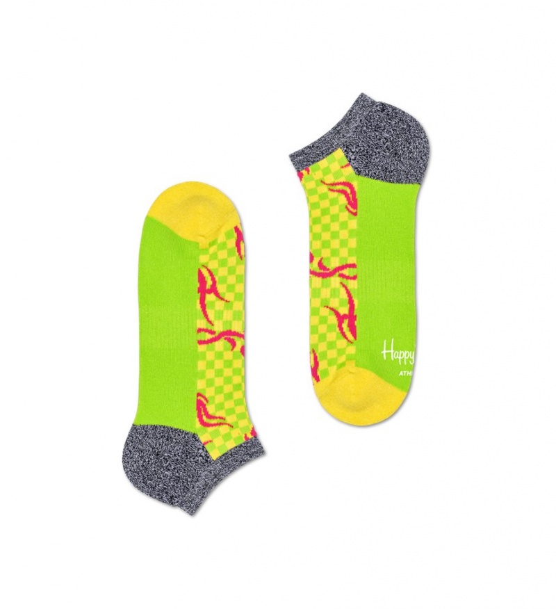 Happy Socks Turn Tribal Low Socken Unisex Grün | Schweiz 70139CNIO