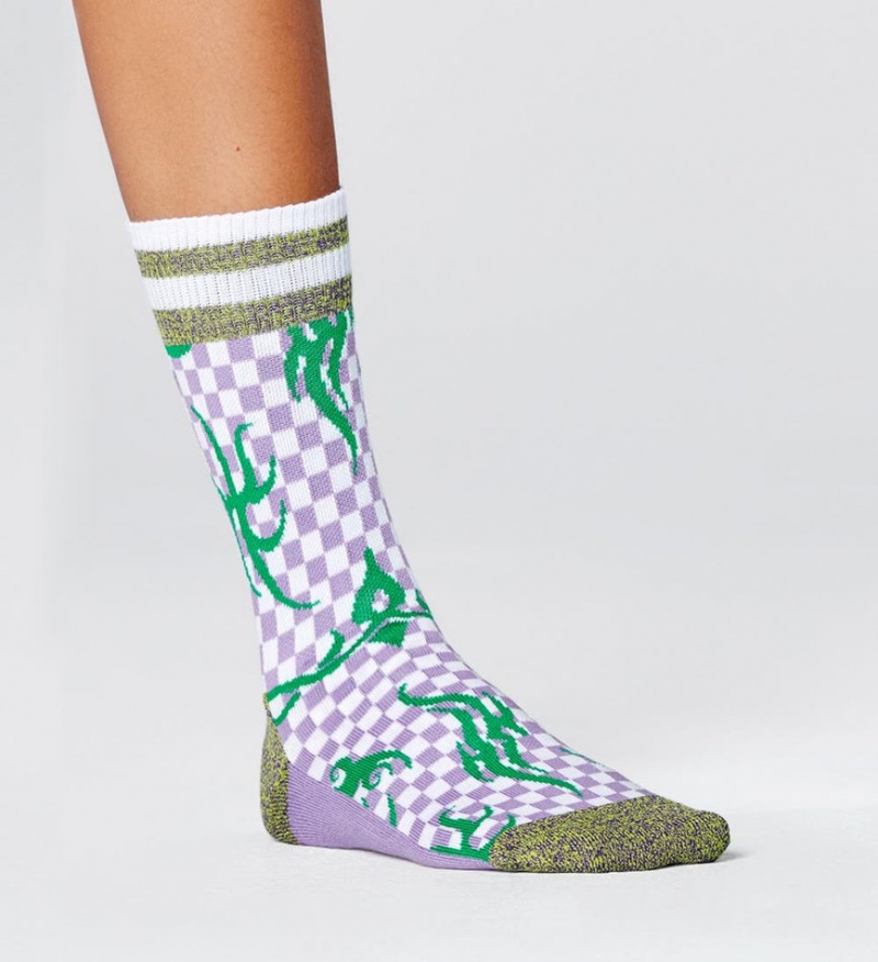 Happy Socks Turn Tribal Socken Unisex Helllila | Schweiz 62947IVBM