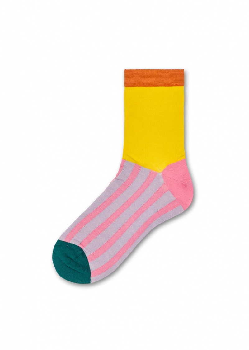 Happy Socks Val Ankle Socken Unisex Rosa | Schweiz 16287RKFM