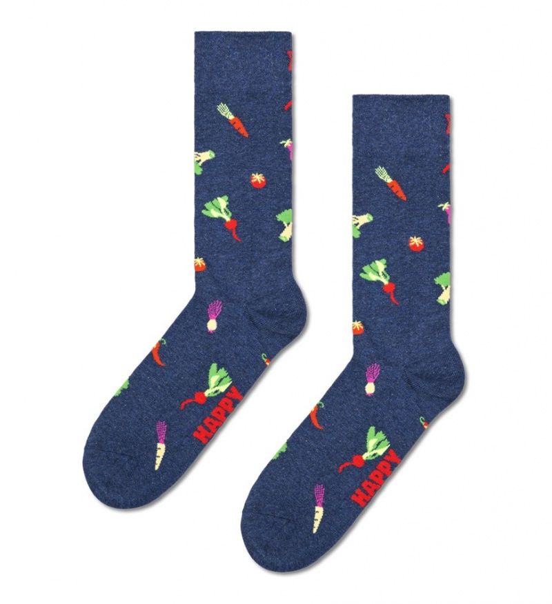 Happy Socks Veggie Socken Unisex Navy | Schweiz 68042ROZY