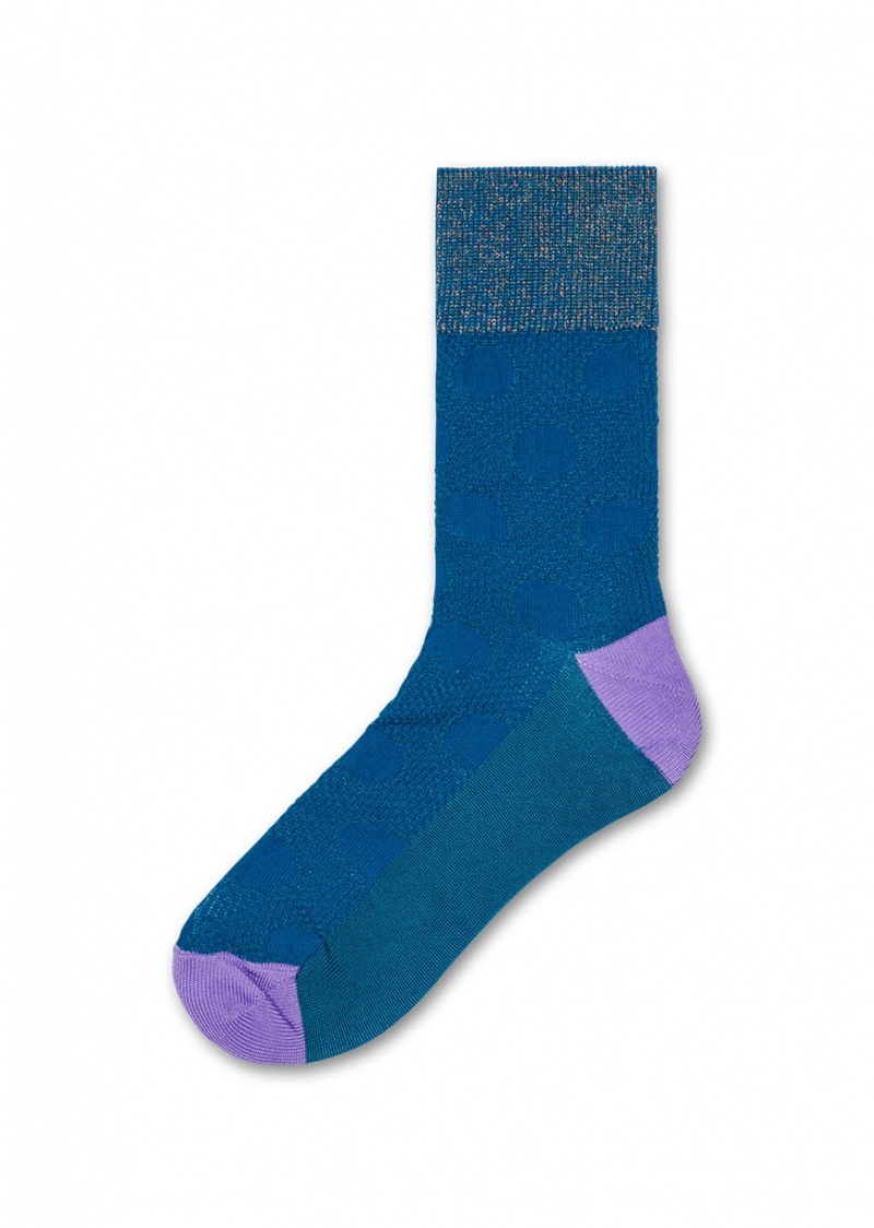 Happy Socks Viktoria Crew Socken Unisex Blau | Schweiz 10397EIPY