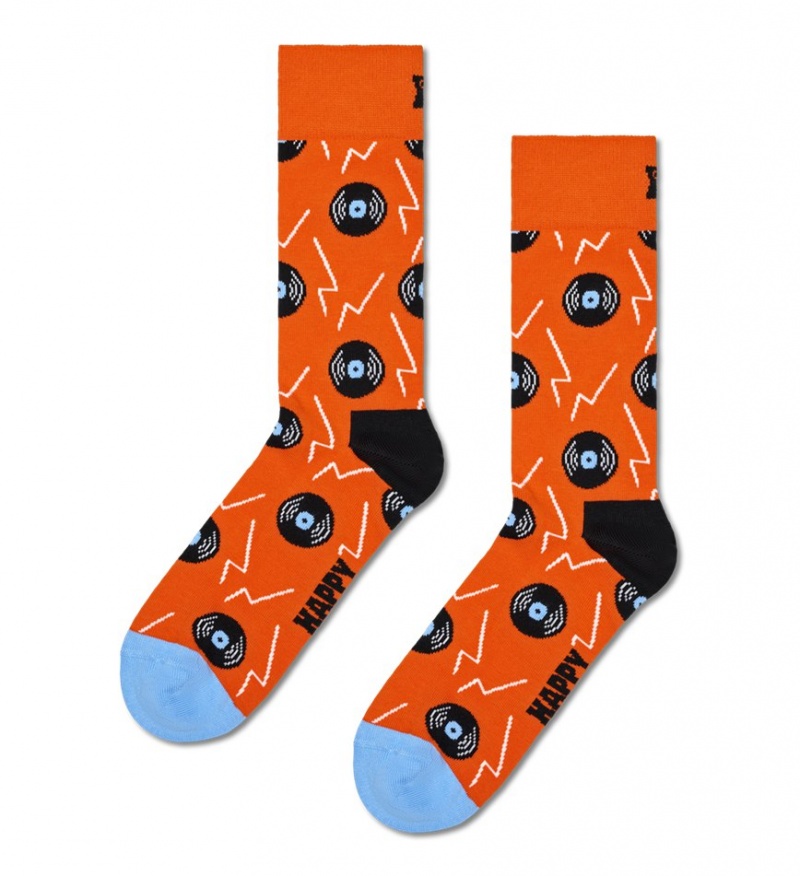 Happy Socks Vinyl Socken Unisex Orange | Schweiz 51830KNVQ