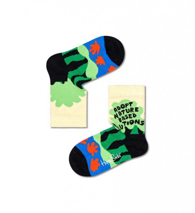 Happy Socks WWF 4-Pack Gift Set Kinder Hellgelb | Schweiz 53280SNFJ