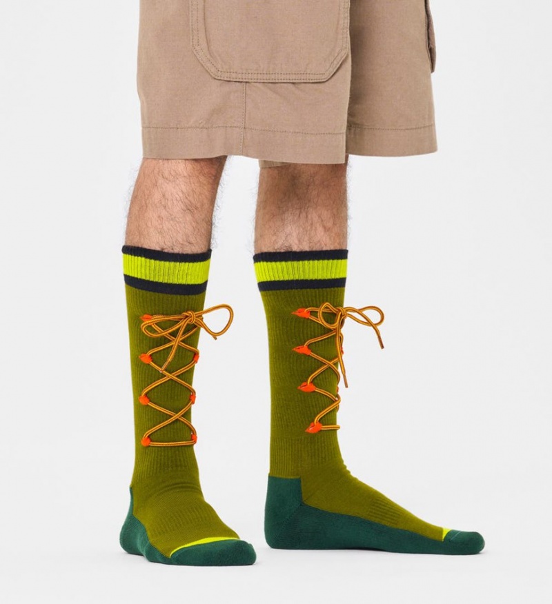 Happy Socks Wandern Boot Socken Unisex Dunkelgrün | Schweiz 71452LWQK