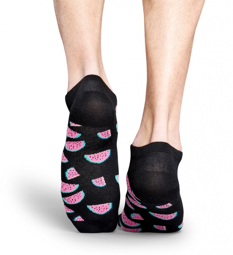 Happy Socks Watermelon Low Socken Unisex Schwarz Rosa | Schweiz 60481BNUZ