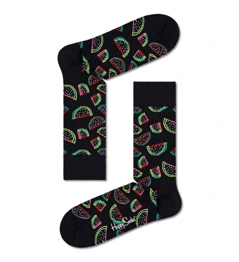 Happy Socks Watermelon Socken Unisex Schwarz | Schweiz 09471KLDM