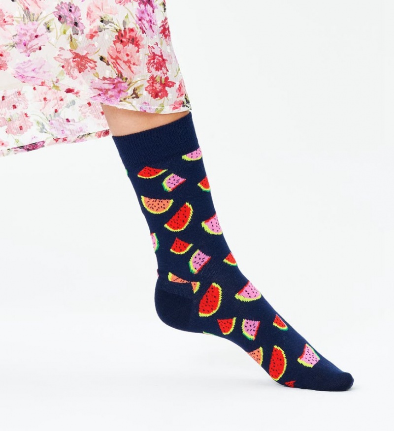 Happy Socks Watermelon Socken Unisex Schwarz | Schweiz 08425EPHD