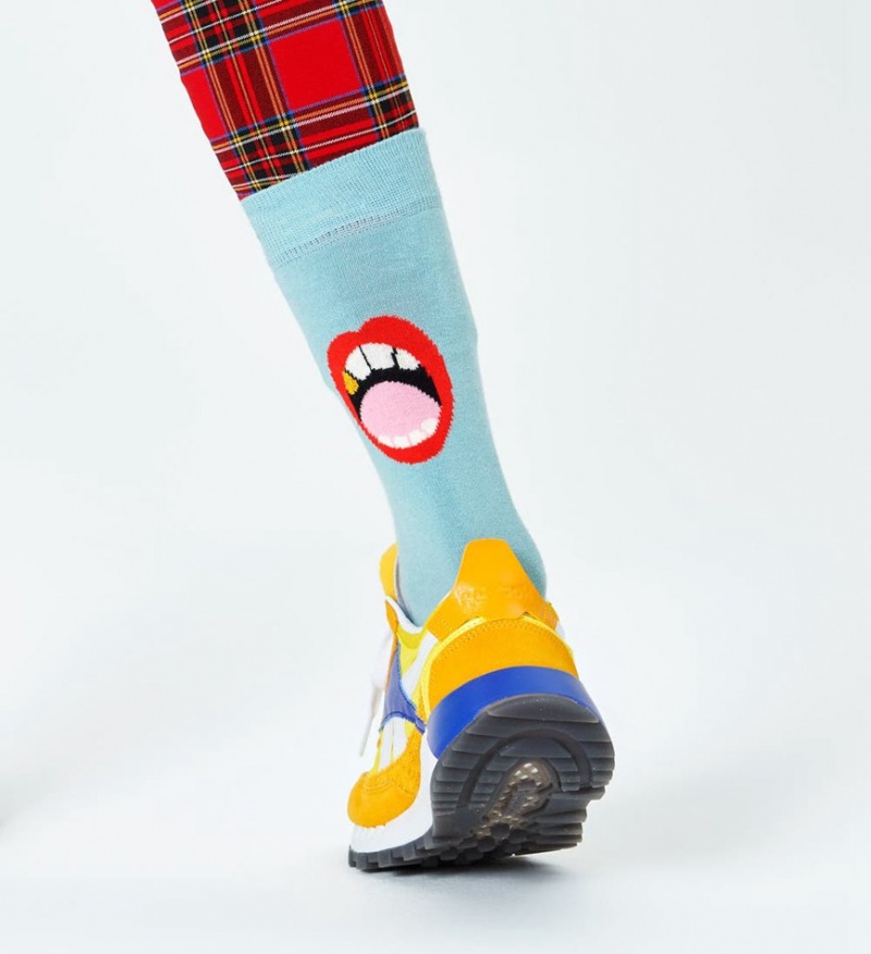 Happy Socks We Need To Talk Socken Unisex Hellblau | Schweiz 71085JNOQ