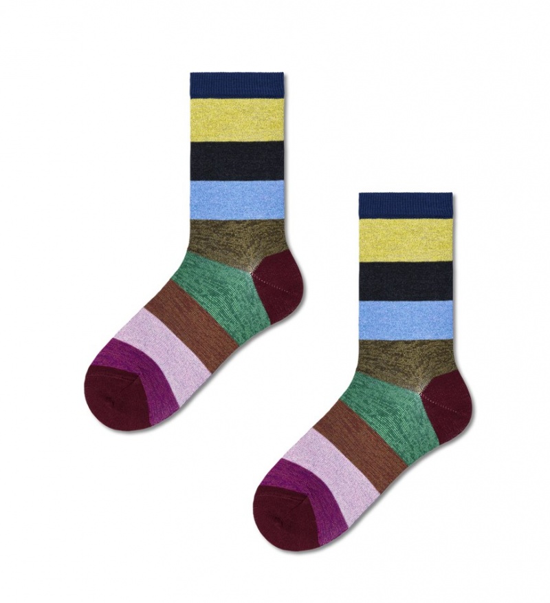 Happy Socks Willa Crew Socken Unisex Dunkelrot | Schweiz 71542VYIE