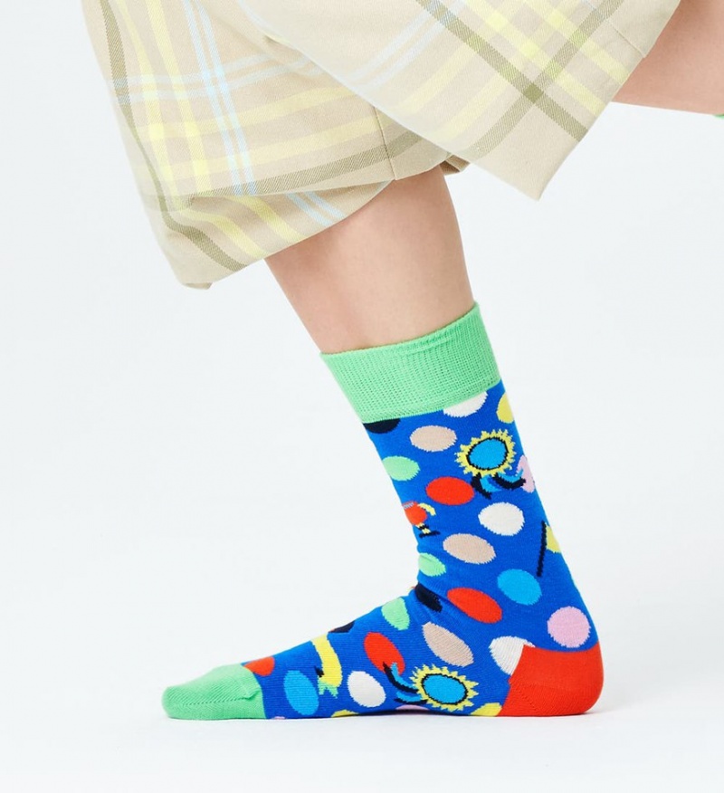 Happy Socks Winner Dot Socken Unisex Blau | Schweiz 49628EVRL