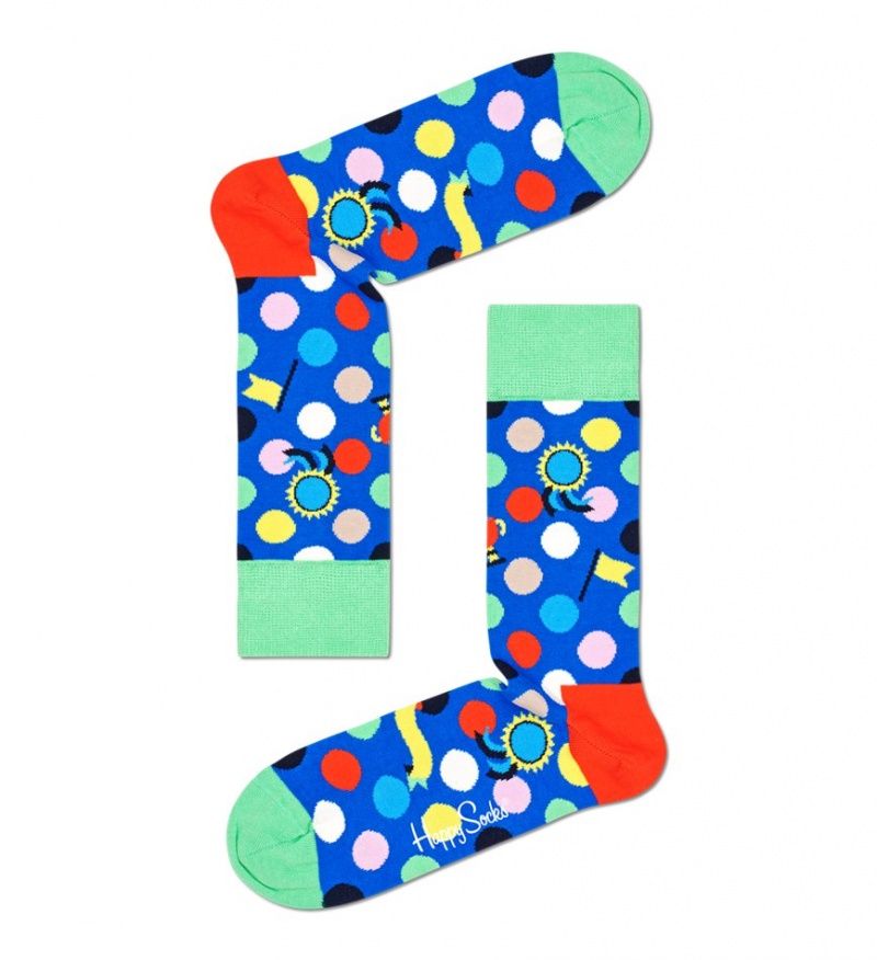 Happy Socks Winner Dot Socken Unisex Blau | Schweiz 49628EVRL