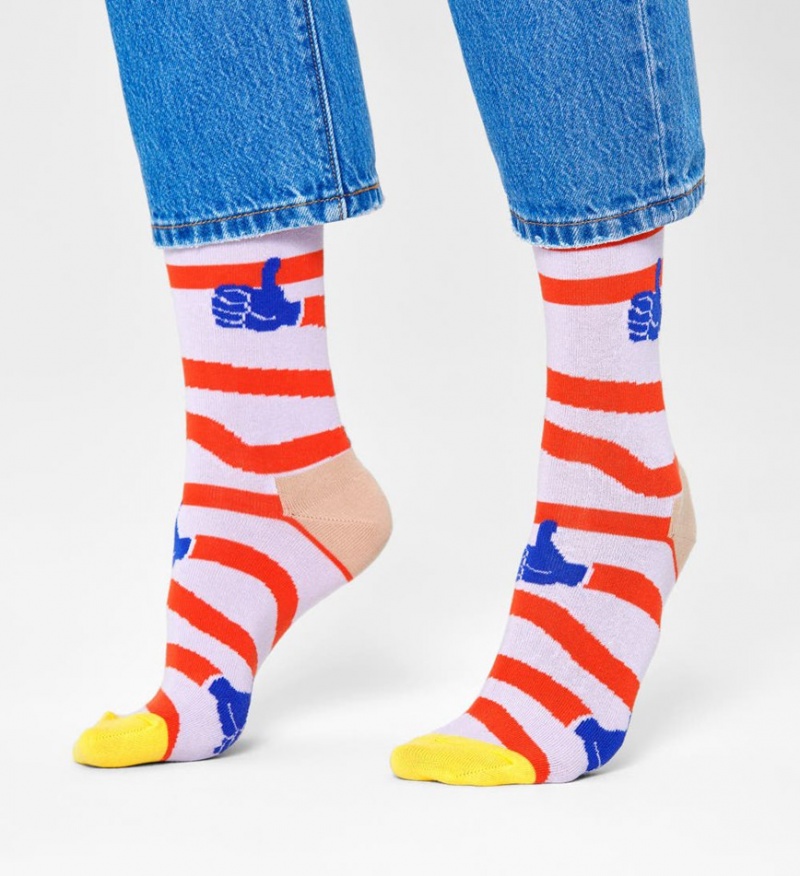 Happy Socks Yaaay Socken Unisex Helllila | Schweiz 45902XKUD