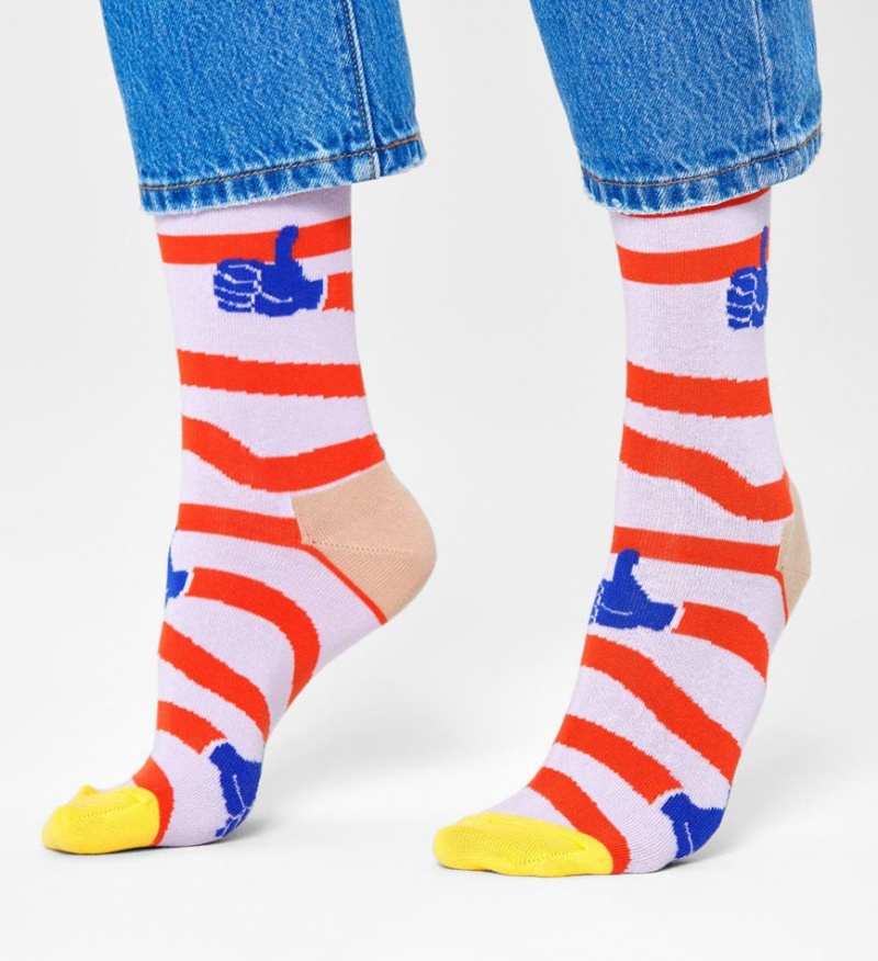 Happy Socks Yaaay Socken Unisex Helllila | Schweiz 45902XKUD